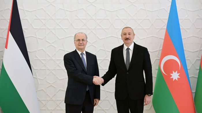 Prezident İlham Əliyev Fələstinin Baş nazirini qəbul edib