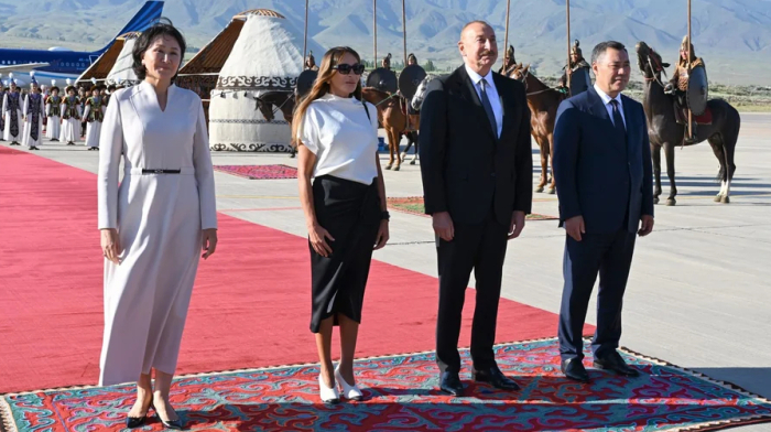 Prezident İlham Əliyev Qırğızıstanda dövlət səfərindədir